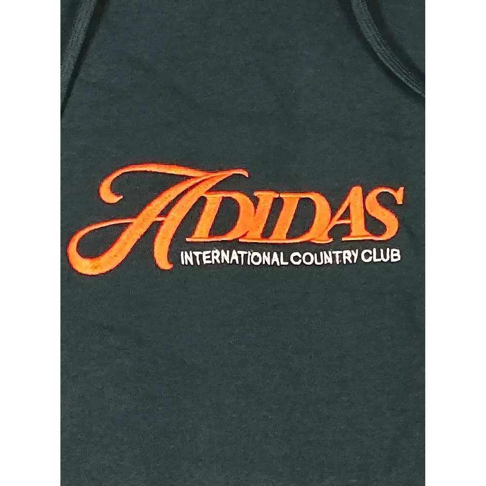 Adidas International Country Club Hoodie Aurora‎ Ivy Green Mens Medium NWT